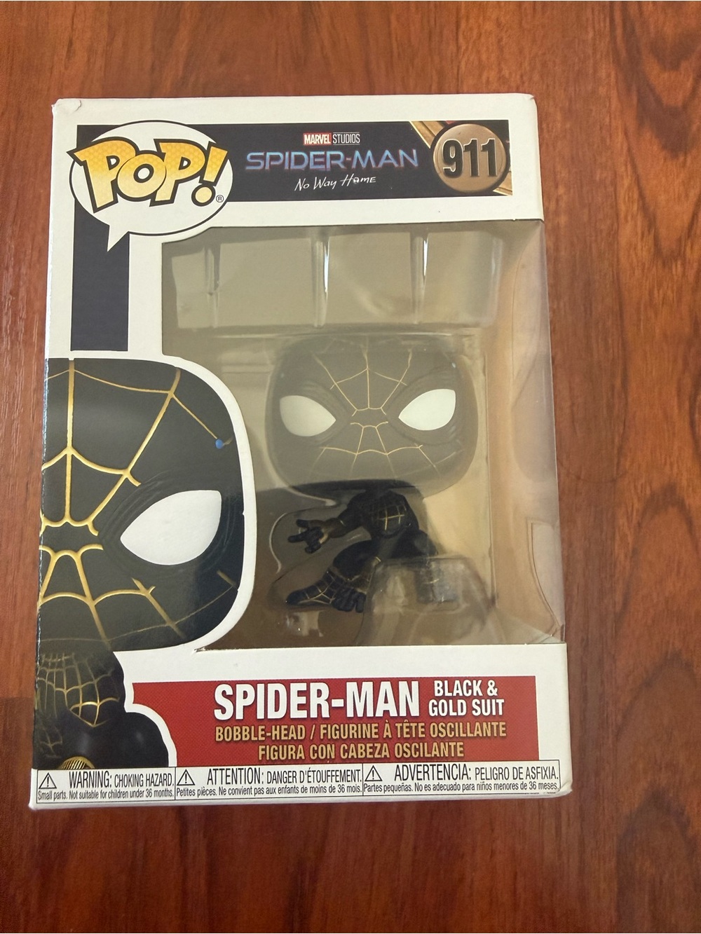 Funko Pop! Spider-Man #911 Black & Gold Suit